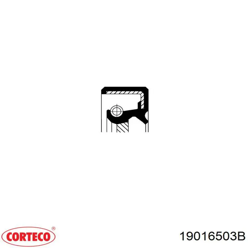 Comprar 19016503B Corteco Retén de cigüeñal
