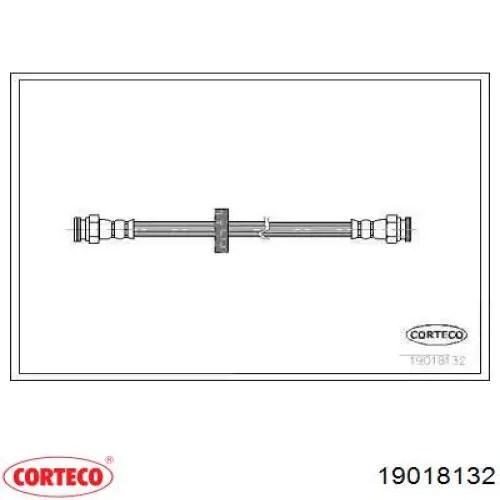 19018132 Corteco Manguera de freno trasera