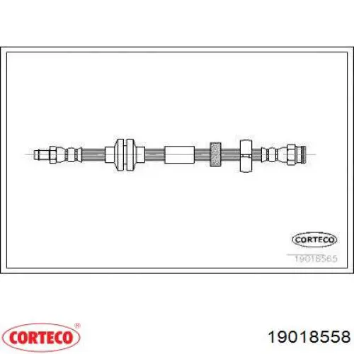 71736965 Fiat/Alfa/Lancia Tubo de frenos delantero