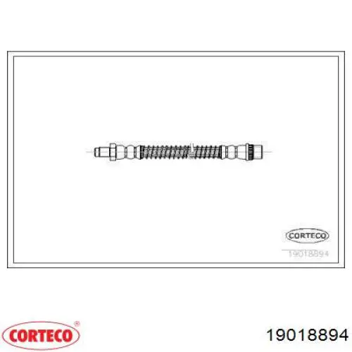 Latiguillos de freno delantero Corteco 19018894 precio, desde 8,78 EUR