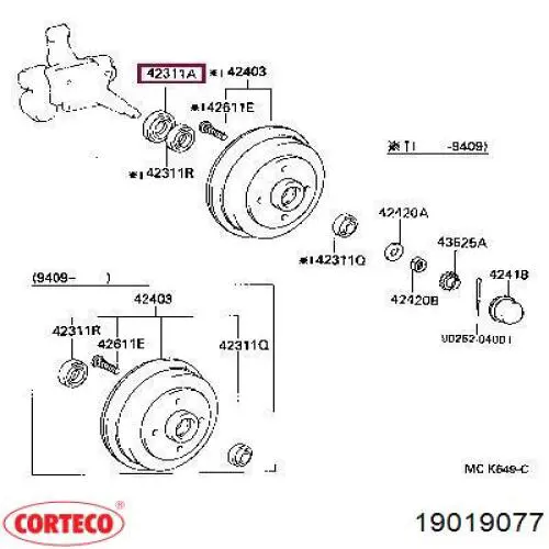 Comprar T1218 Musashi Retén de cubo trasero