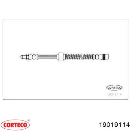 Latiguillos de freno delantero Corteco 19019114 precio, desde 11,13 EUR