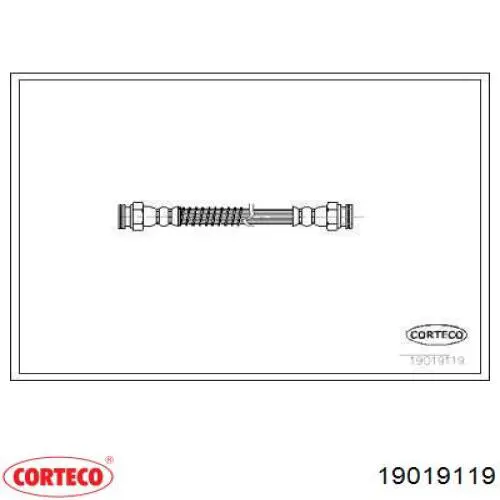 19019119 Corteco Manguera de freno trasera