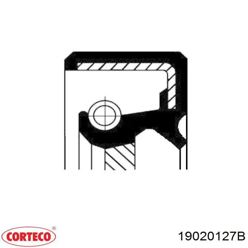 Retén del eje intermedio (de equilibrado) del motor Corteco 19020127B precio, desde 7,97 EUR