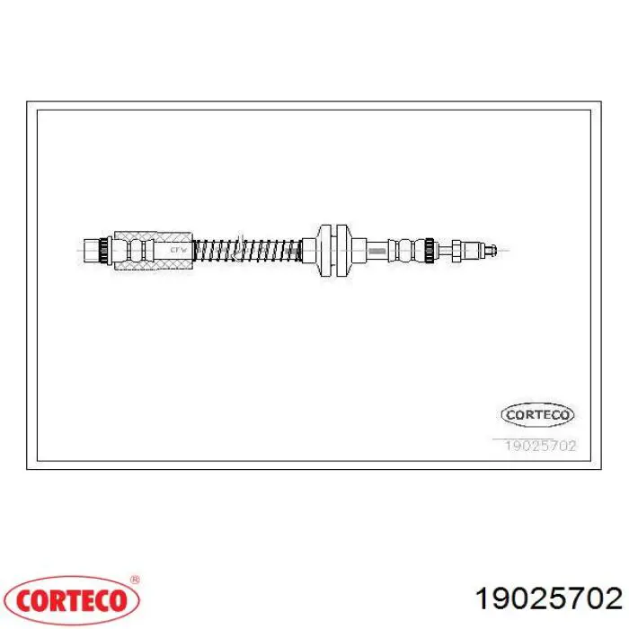 Latiguillos de freno delantero Corteco 19025702 precio, desde 17,50 EUR