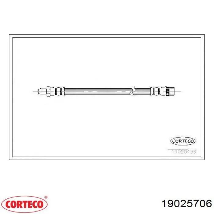 Latiguillo de freno delantero Renault Megane JA0, JA1