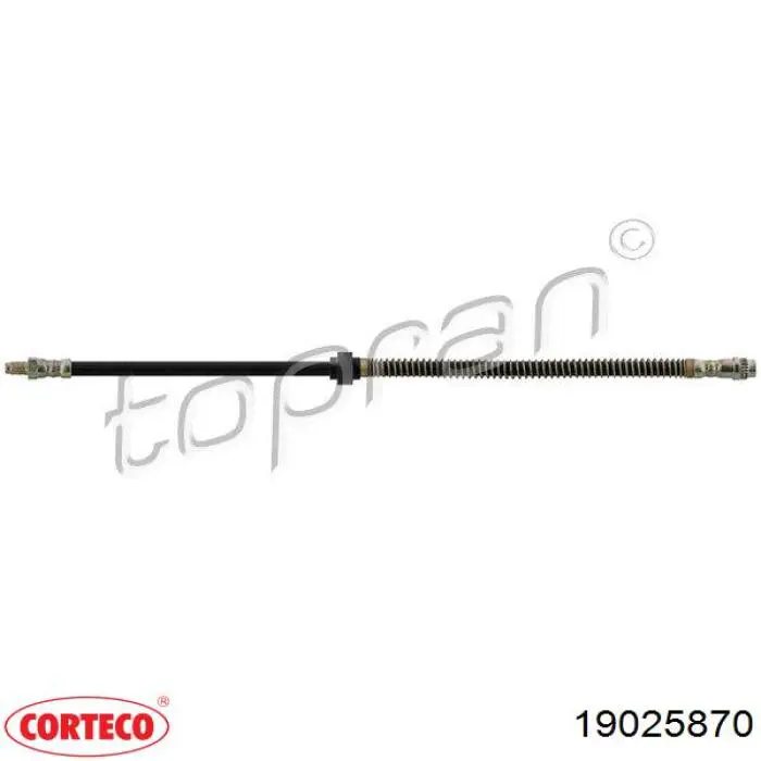 19025870 Corteco Tubo de frenos delantero