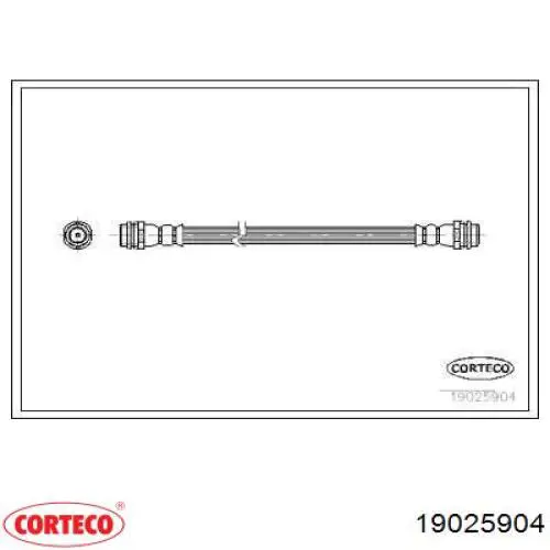 Manguera de freno trasera Corteco 19025904 precio, desde 7,72 EUR