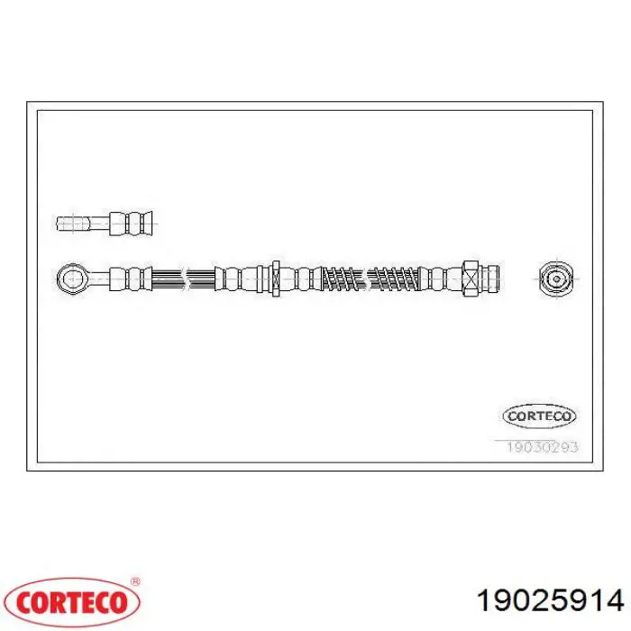 Latiguillo de freno trasero MB238163 Mitsubishi