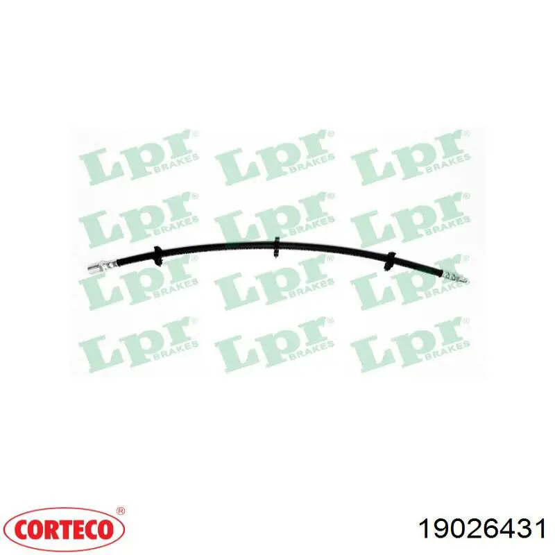 262 143 Hart tubo flexible de frenos trasero