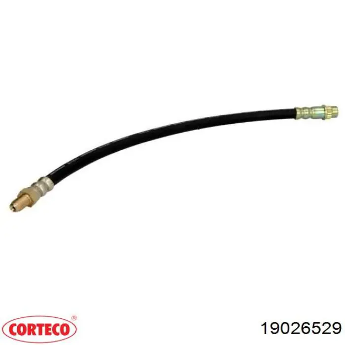 Tubo flexible de frenos delantero Cautex 020537
