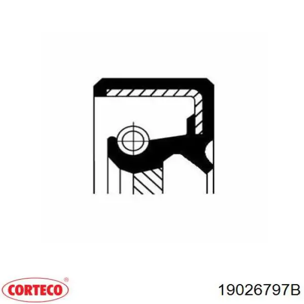 Retén de cigüeñal frontal Corteco 19026797B precio, desde 6,73 EUR