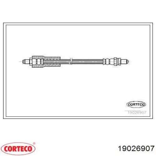 Comprar 19026907 Corteco Latiguillo de freno trasero
