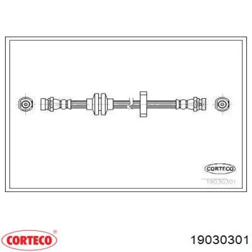 Latiguillos de freno delantero Corteco 19030301 precio, desde 15,41 EUR