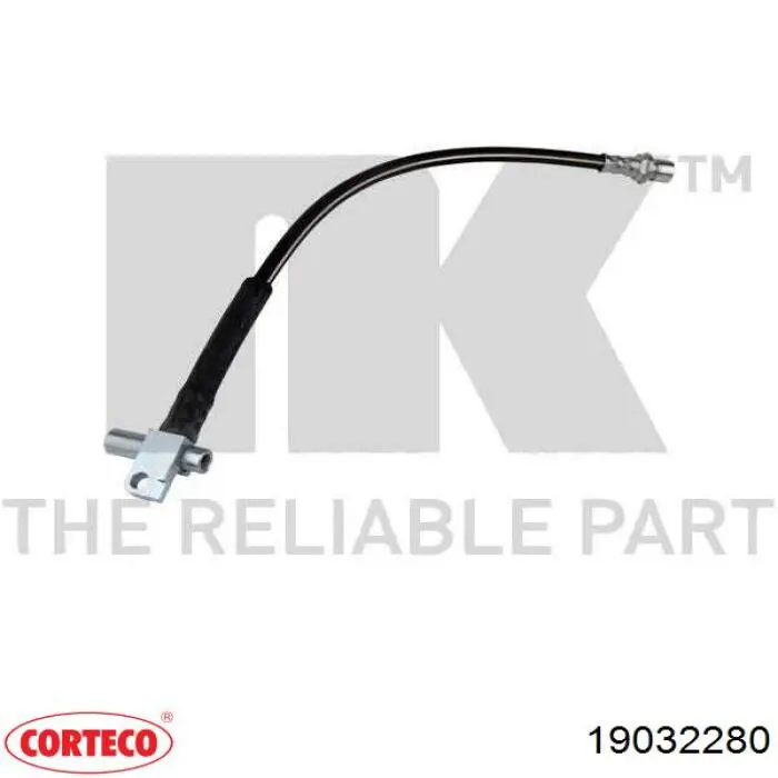 19032280 Corteco tubo flexible de frenos trasero