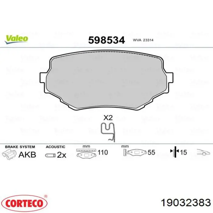 LH6272 Delphi Tubo flexible de frenos delantero izquierdo 