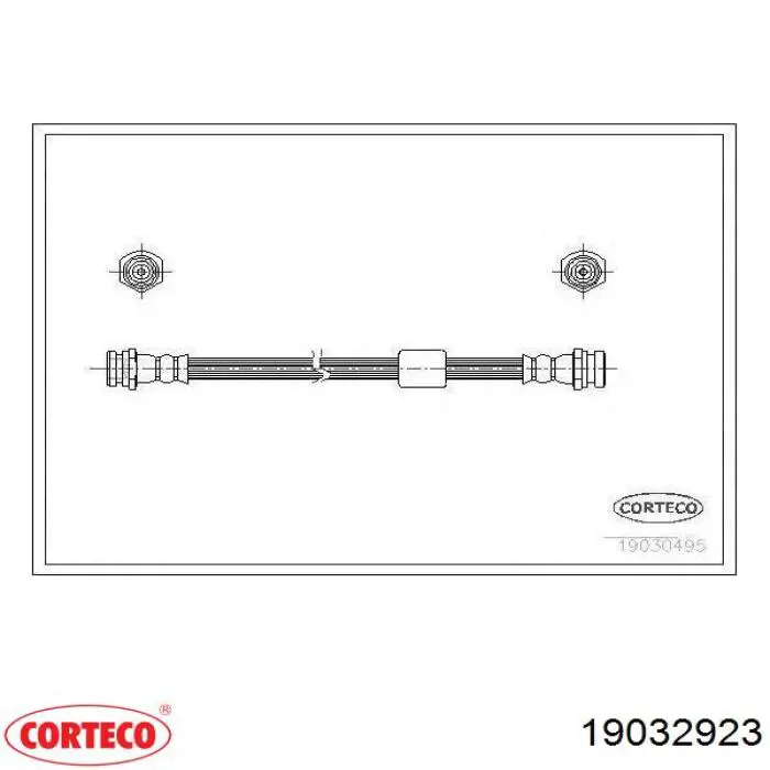 Latiguillos de freno delantero Corteco 19032923 precio, desde 17,51 EUR