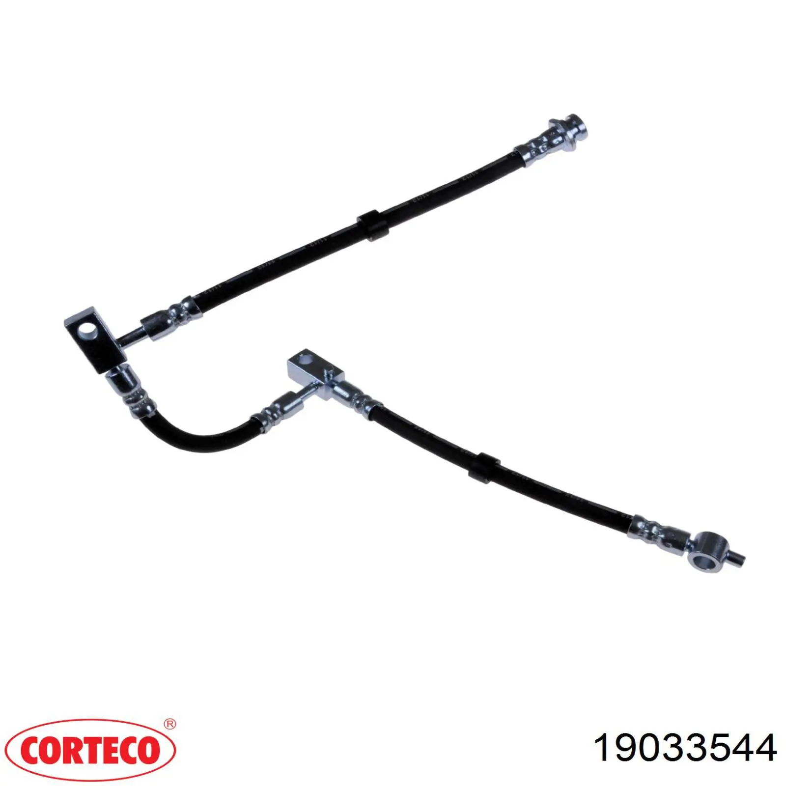 19033544 Corteco tubo flexible de frenos delantero izquierdo