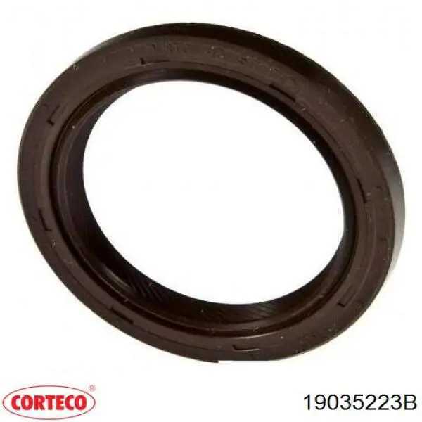 Retén de cigüeñal frontal 19035223B Corteco