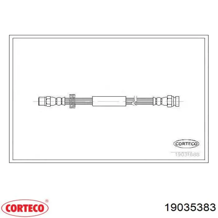 Latiguillos de freno delantero 30665464 Volvo