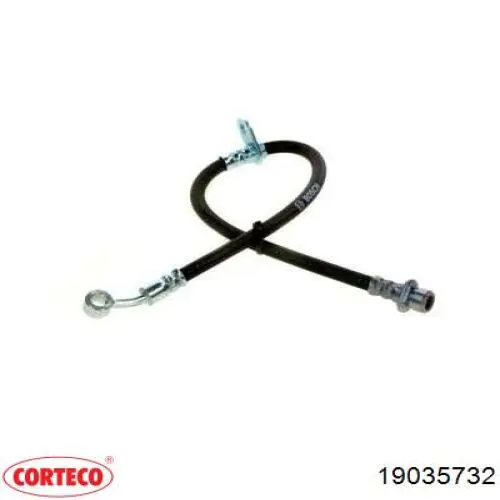 19035732 Corteco tubo flexible de frenos delantero izquierdo