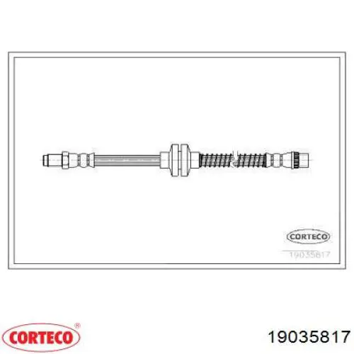Latiguillos de freno delantero 19035817 Corteco