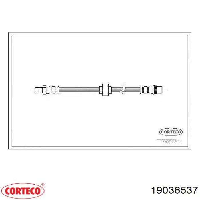 Manguera de freno delantera izquierda Brembo T68085 precio, desde 34,34 EUR