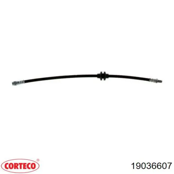 19036607 Corteco Tubo de frenos delantero