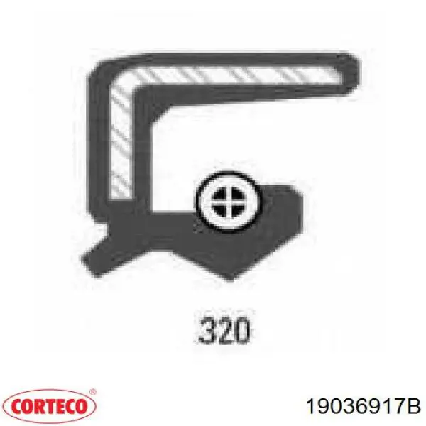 Comprar 19036917B Corteco Retén de cigüeñal