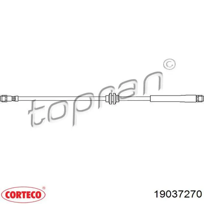 19037270 Corteco latiguillo de freno delantero
