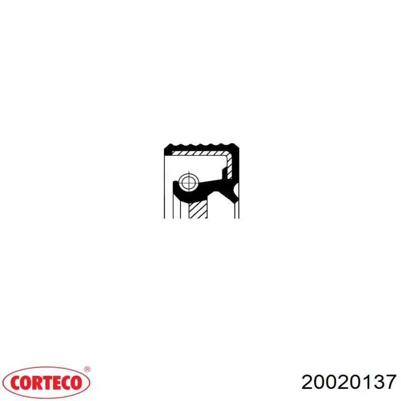 Comprar 20020137 Corteco Retén del semieje delantero izquierdo
