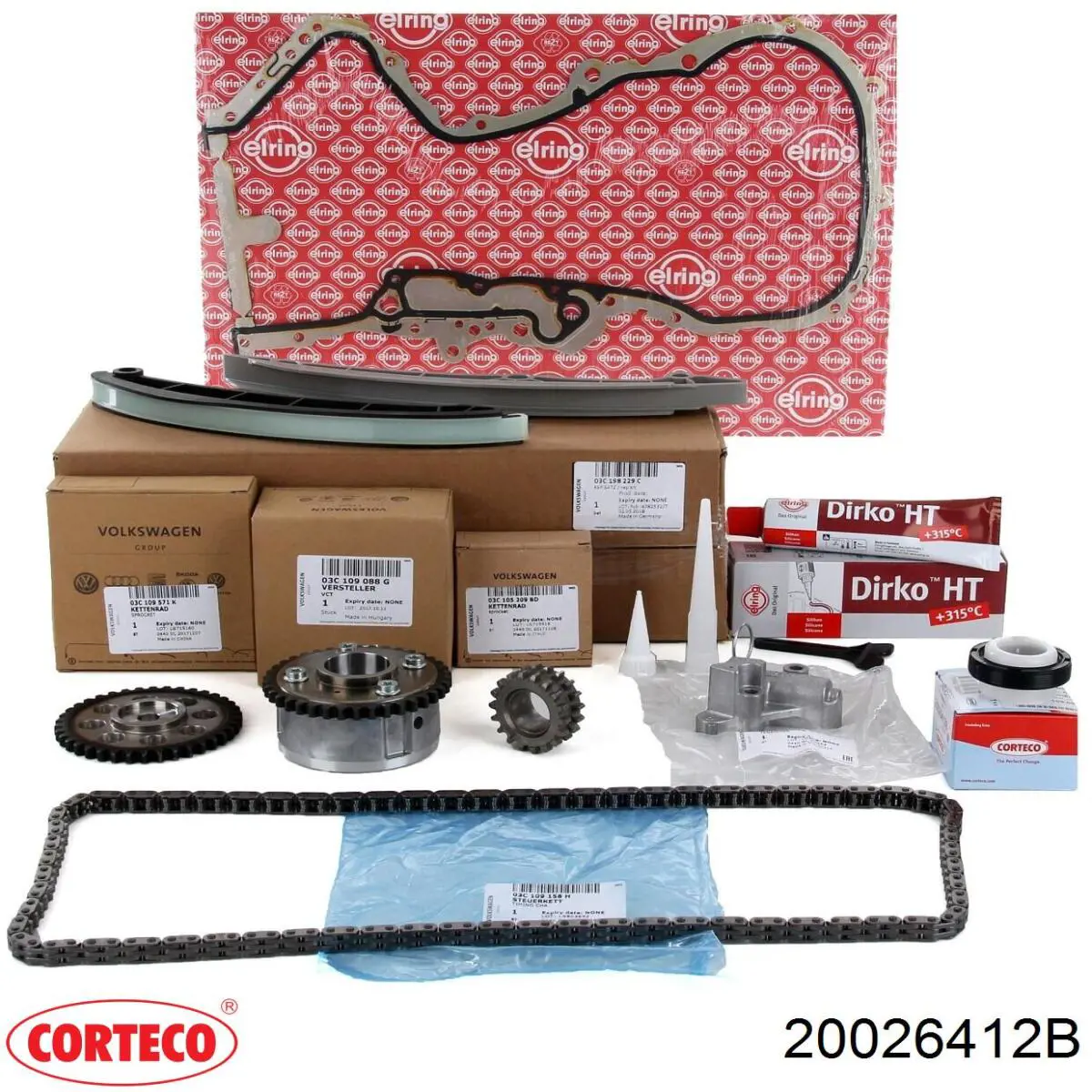 Anillo retén, cigüeñal frontal Seat Altea 5P1