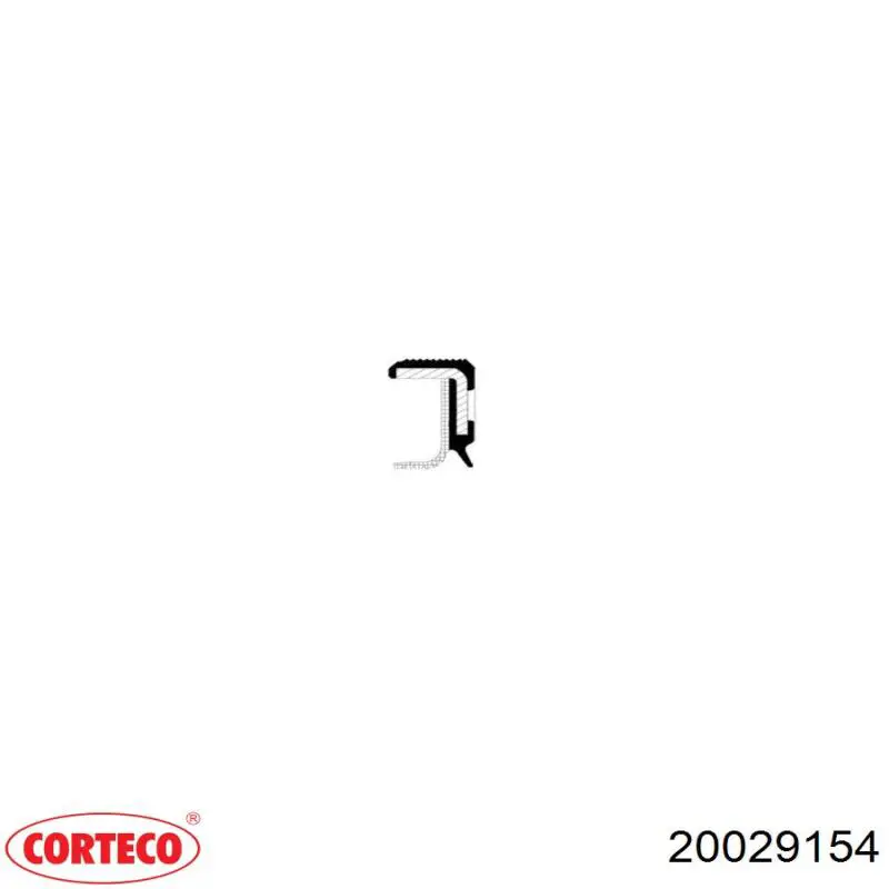 Guía del eje primario de la caja de cambios 20029154 Corteco
