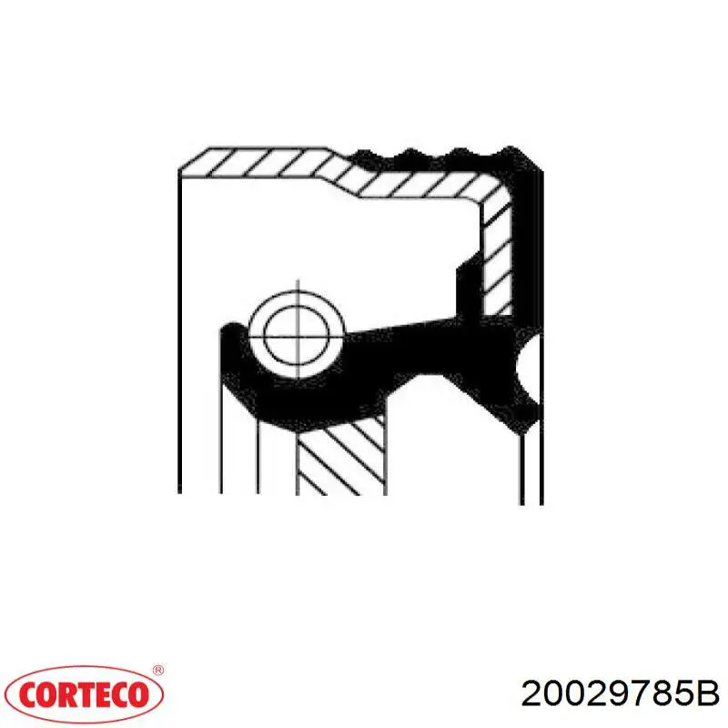 Retén de cigüeñal 20029785B Corteco