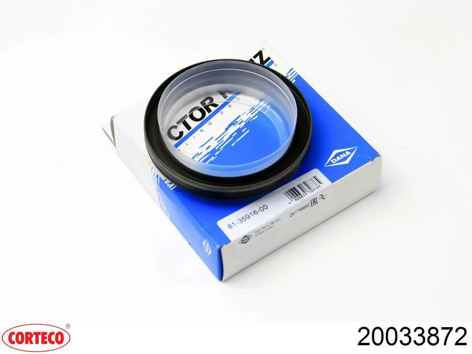 Retén de cigüeñal 20033872 Corteco