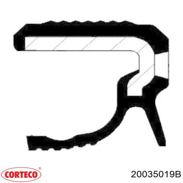 Comprar 20035019B Corteco Retén de cigüeñal