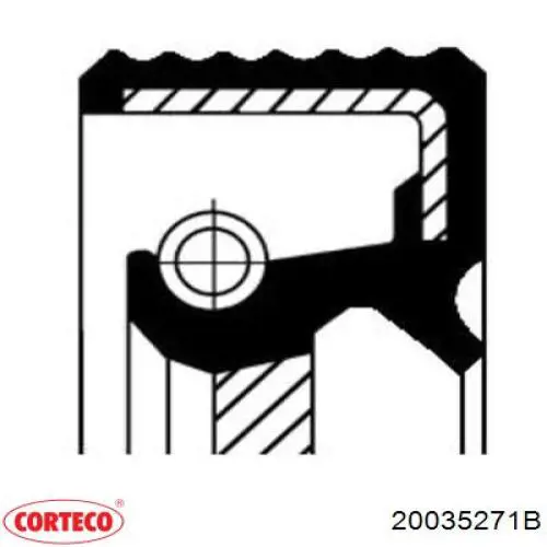 20035271B Corteco anillo reten caja de cambios