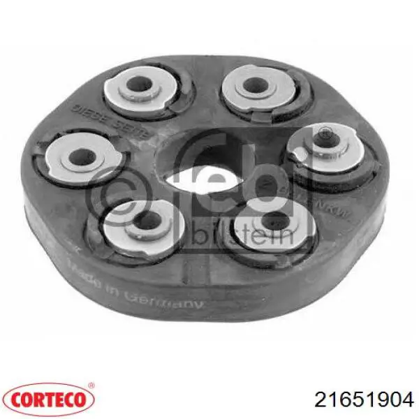 Acoplamiento elástico del cardán delantero/trasero Corteco 21651904 precio, desde 62,84 EUR