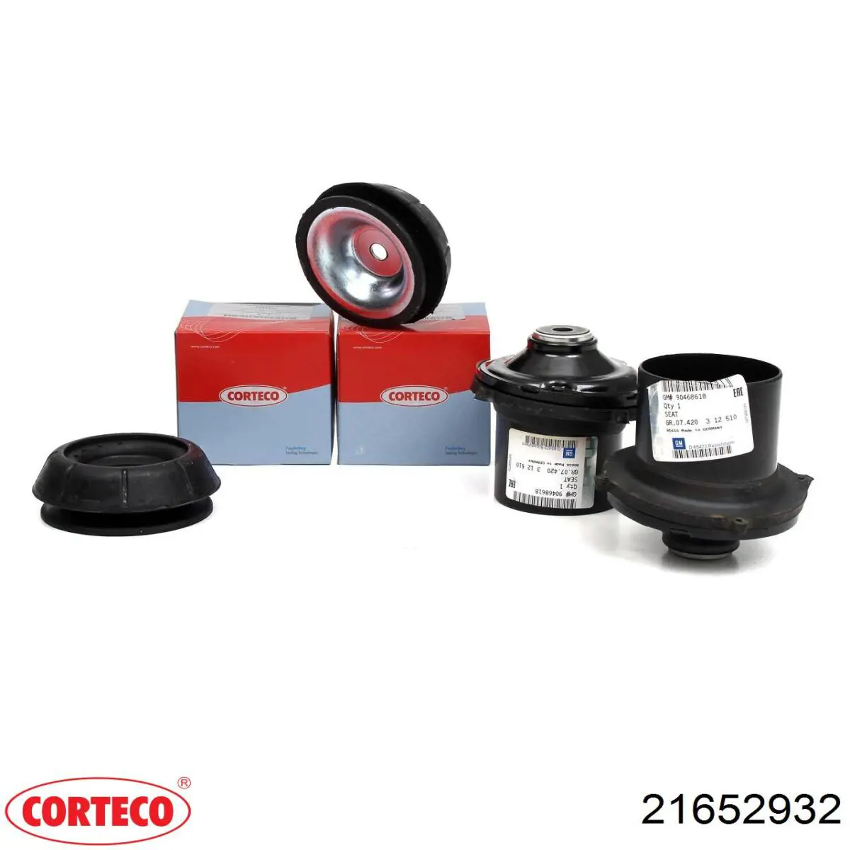 21652932 Corteco Soporte del amortiguador delantero