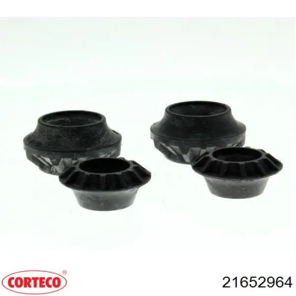 Copela de amortiguador trasero 21652964 Corteco