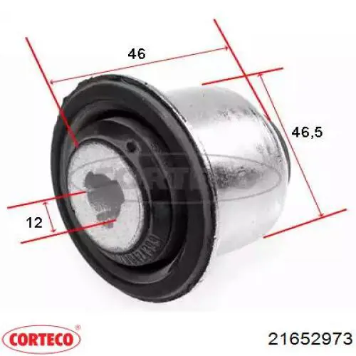 Silentblock de brazo de suspensión Corteco 21652973 precio, desde 4,43 EUR