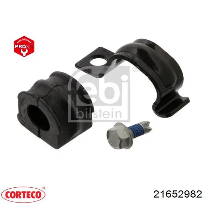 Buje de barra estabilizadora delantera Corteco 21652982 precio, desde 2,17 EUR