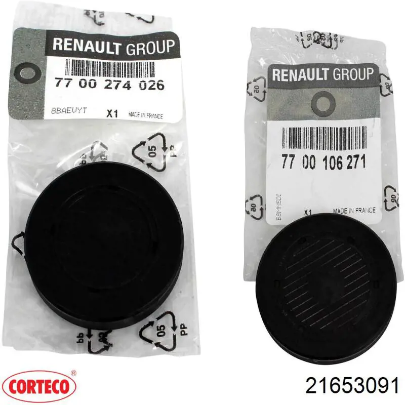 Tapon de bloque del motor Corteco 21653091