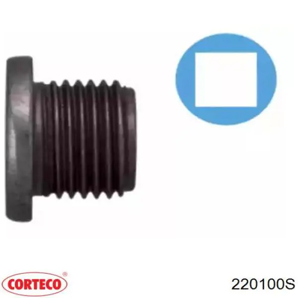 Tapón del cárter de aceite 220100S Corteco