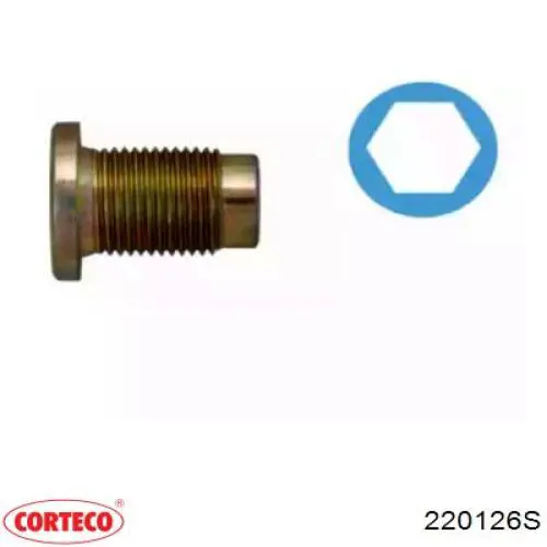 Tapón del cárter de aceite Corteco 220126S precio, desde 2,84 EUR