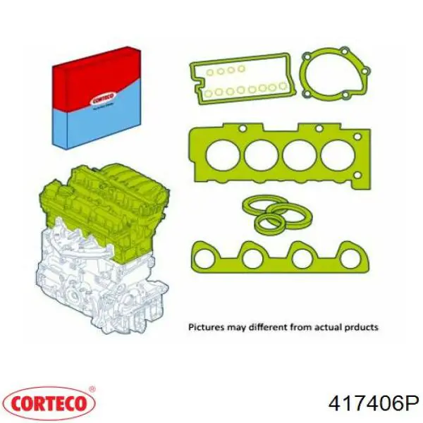Juego de juntas superiores de motor Corteco 417406P precio, desde 31,96 EUR