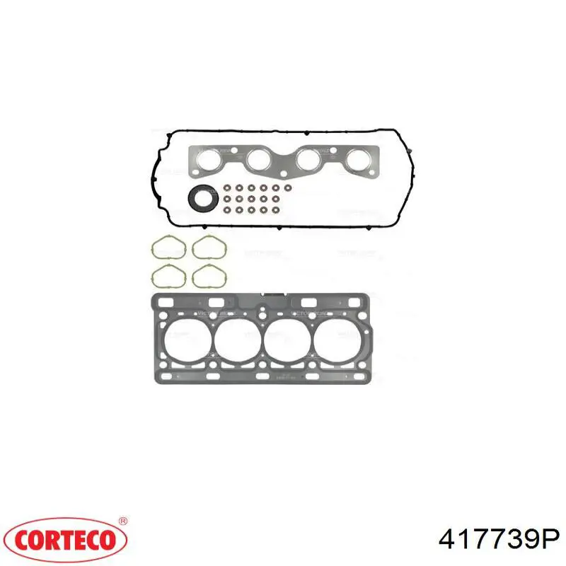 417739P Corteco juego de juntas de motor, completo, superior