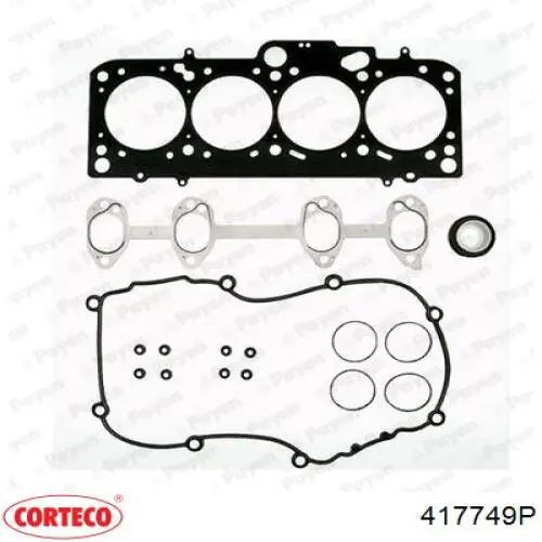 417749P Corteco Juego de juntas superiores de motor