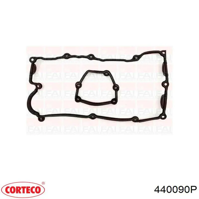 440090P Corteco juego de juntas, tapa de culata de cilindro, anillo de junta