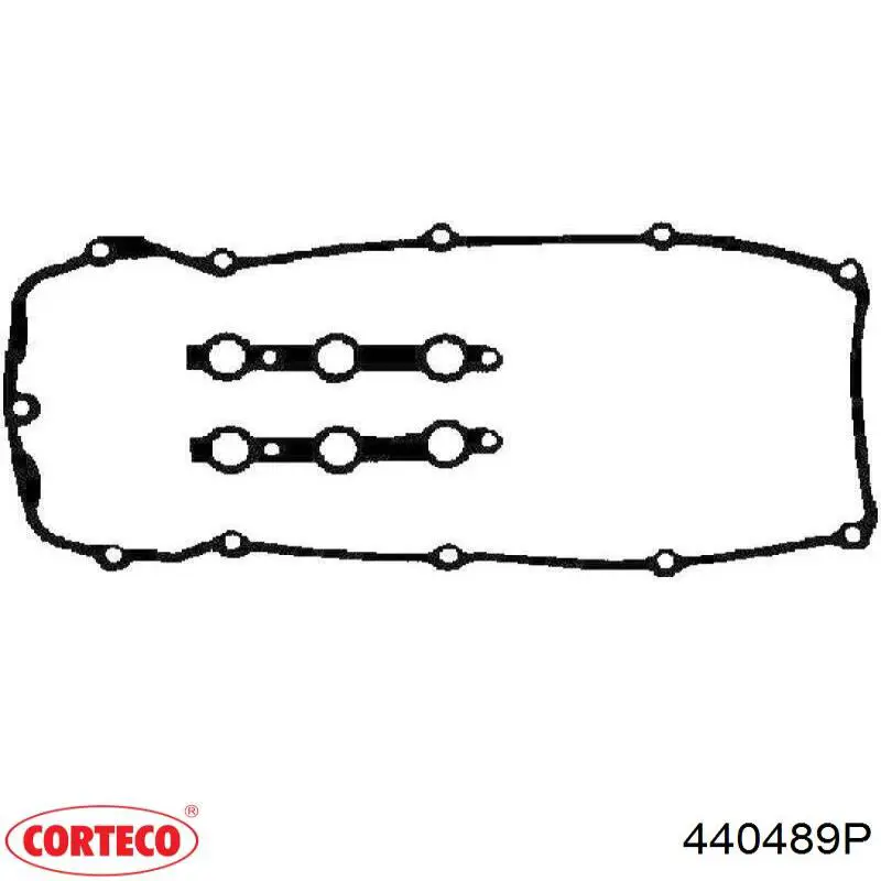 440489P Corteco juego de juntas, tapa de culata de cilindro, anillo de junta